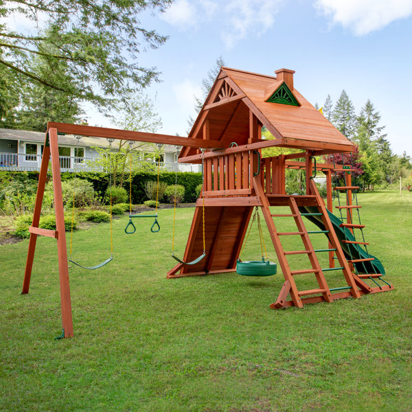 Gorilla Playsets Sun Palace II Swing Set & Reviews Wayfair